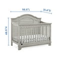 thumbnail image 5 of Simmons Kids Asher 6-in-1 Convertible Crib with Toddler Rail, Choose Color, 5 of 10