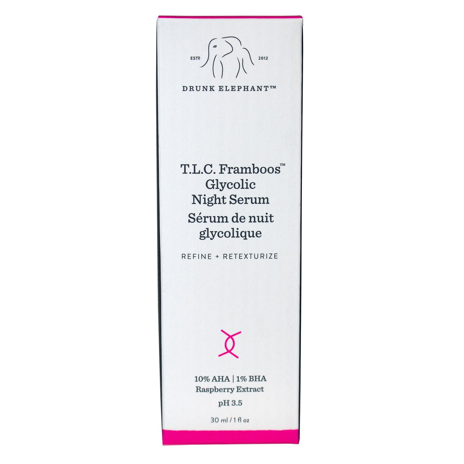 Drunk Elephant T.L.C. Framboos Glycolic Night Serum, 1 fl. oz