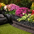 thumbnail image 2 of GroundSmart 4' Black Roman Brick Rubber Landscape Edging, 48pk, 2 of 9