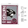 thumbnail image 3 of Logo Brands Virginia Union Panthers 60"x70" Super Plush Blanket, 3 of 6