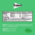 thumbnail image 2 of Trident Spearmint Sugar Free Gum, 14 pcs., 15 pk., 2 of 10