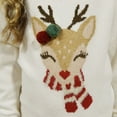 thumbnail image 2 of Zunie Girl Holiday Sweater, 2 of 4
