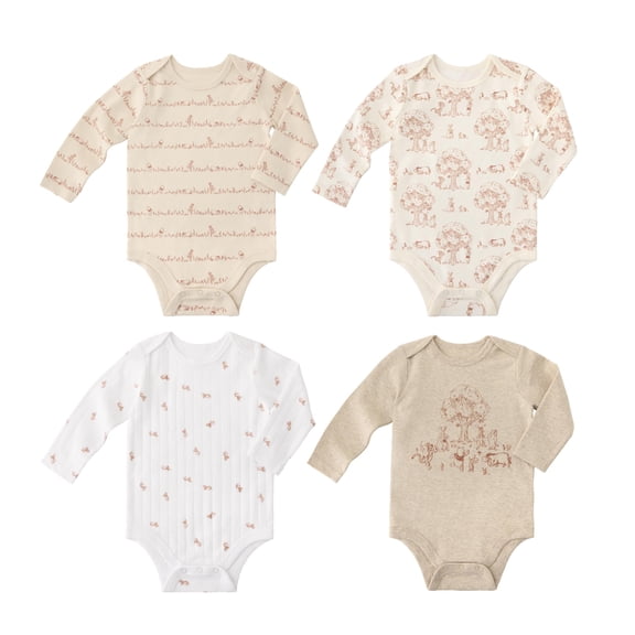 Member's Mark Disney's Winnie the Pooh 4-Pack Bodysuits