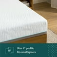 thumbnail image 9 of ZINUS Night Therapy Medium 8" Green Tea Memory Foam Mattress, 9 of 12