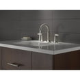 thumbnail image 4 of Delta Alux Two Handle Widespread Spotshield Brushed Nickel Faucet, 4 of 4