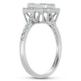 thumbnail image 3 of 0.65 CT. T.W. Cluster Halo Diamond Ring in 14K Gold, 3 of 6