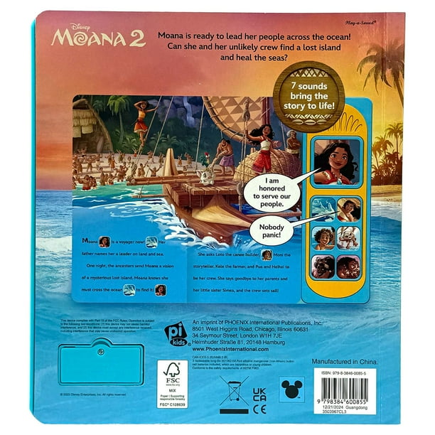Disney Moana 2: Moana's Voyage, Sound Book