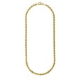 thumbnail image 2 of Semi Solid Rope Chain Necklace in 14K Gold, 2 of 10