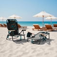 thumbnail image 2 of Logo Brands Coastal Carolina Chanticleers Reclining Beach Chair, 2 of 7