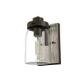 thumbnail image 2 of Hunter Devon Park with Clear Glass Bathroom Vanity Wall Light Fixture, 2 of 8
