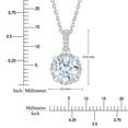 thumbnail image 10 of Lab Created Diamond Pendant & Earring Set in 14K Gold, 3.00 C.T.T.W., 10 of 10