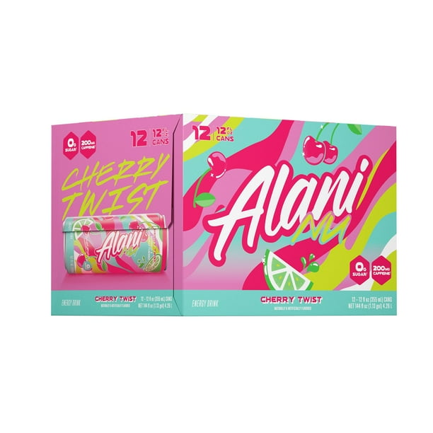 Alani Nu Energy Drink Cherry Twist 12 fl. oz., 12 pk. - Samsclub.com