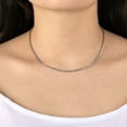 thumbnail image 3 of 2.5mm Italian Sterling Silver Diamond Cut Rope Chain, 3 of 7