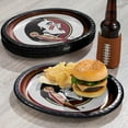 thumbnail image 5 of NCAA Oval Paper Plates, 10" x 12", 50 ct., Choose Team, 5 of 7