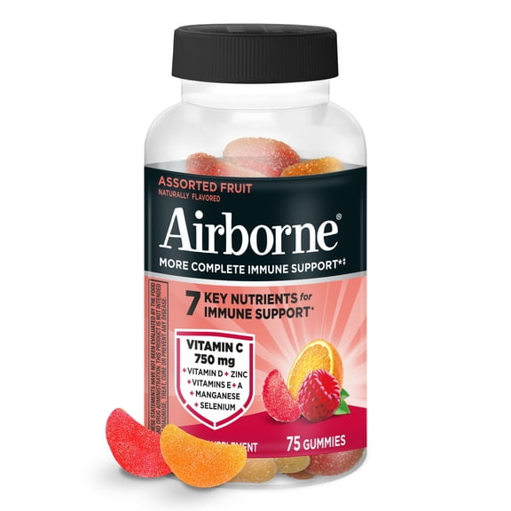 Airborne Vitamin C Immune Support Gummies, 750 mg, 75 ct.