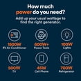 thumbnail image 3 of Generac iQ4000 Dual Fuel Portable Generator with Adapter Cord, 3 of 7
