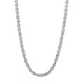 thumbnail image 4 of Criss Cross Diamond Cut Sparkle Chain Necklace in 14K Gold, 4 of 8