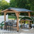 thumbnail image 4 of Backyard Discovery 9' x 10' Granada Grill Gazebo with Outdoor Bar, 4 of 21