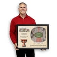 thumbnail image 4 of YouTheFan Texas Tech Red Raiders 25-Layer Football Stadium View 3D Wall Art, 4 of 5