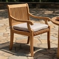 thumbnail image 7 of Cambridge Casual Mosko Teak Outdoor Dining Patio Set, 5pc, 7 of 11