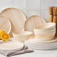 thumbnail image 1 of Member's Mark Bamboo Melamine 12-Piece Dinnerware Set, Choose Color, 1 of 7