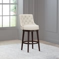 thumbnail image 5 of HH2 Home Halbrooke Wood Swivel Bar Stool or Counter Stool, 5 of 12