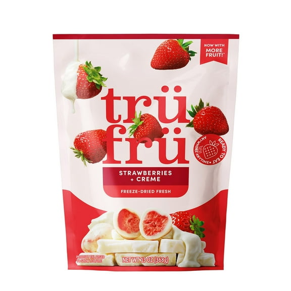 Tru Fru Freeze Dried Strawberries & Crème, 13 oz.