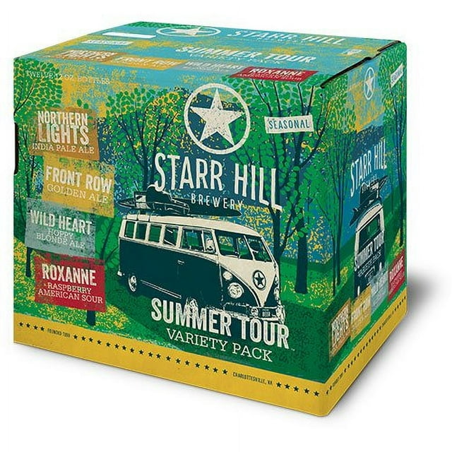 Starr Hill Summer Tour Ale Beer Variety Pack, 12 fl. oz. bottle, 12 pk.