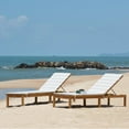 thumbnail image 4 of Amazonia Sandy Chaise Lounger with Teak Finish, 4 of 12