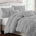 thumbnail image 7 of Ultra Plush Floral Pintuck Comforter Set, Assorted Sizes, 7 of 8
