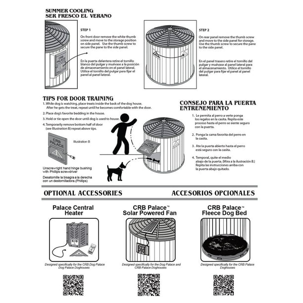 ASL Solutions Insulated Colossal Round Barn Premium Palace Dog