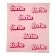 thumbnail image 1 of Barbie 60"x70" Fleece Throw, 1 of 5
