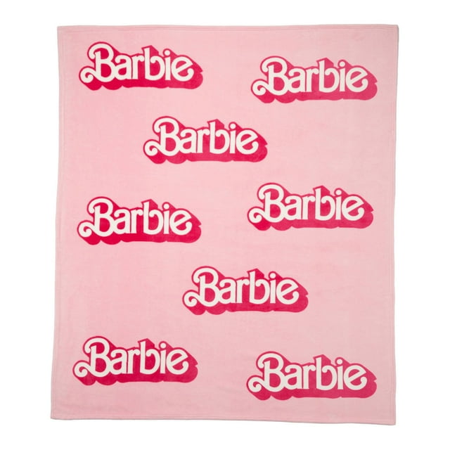 Barbie 60"x70" Fleece Throw