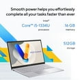 thumbnail image 4 of ASUS Vivobook 15 15.6" FHD Windows Laptop | Intel Core i5-1334U | 16GB RAM | 512GB SSD | 2 Year Manufacturers Warranty, 4 of 9