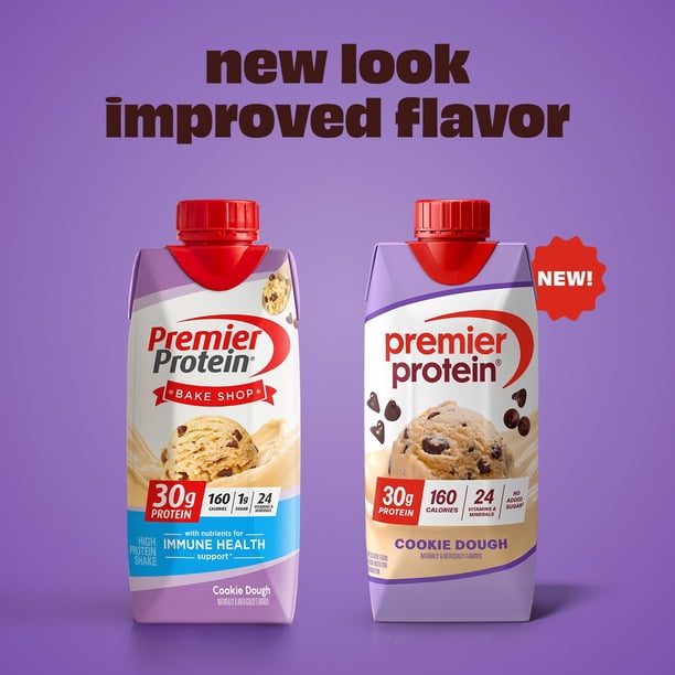 Premier Protein 30g High Protein Shake, Cookie Dough, 11oz., 15 pk