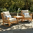 thumbnail image 4 of Cambridge Casual Catalina Teak Deep Seating Rocker, 4 of 11