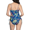 thumbnail image 2 of Loft Women's Shirred Side Tie One-Piece Swimsuit, 2 of 5