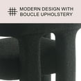 thumbnail image 3 of Mila Boucle Fabric Dining Chair, Assorted Colors, 3 of 10