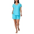 thumbnail image 1 of Nautica 2-Piece Short Sleeve Top and Pant PJ Set, 1 of 6