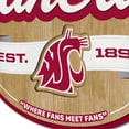 thumbnail image 4 of YouTheFan Washington State Cougars 17"x12.5" 3D Multi-Layered Fan Cave Sign, 4 of 5