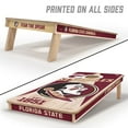 thumbnail image 2 of YouTheFan Florida State Seminoles 2'x4' Cornhole Board Set, 2 of 6