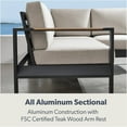 thumbnail image 7 of Member's Mark Vista Sectional Set with Sunbrella Fabric, 5pc, 7 of 10