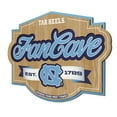 thumbnail image 1 of YouTheFan North Carolina Tar Heels 17"x12.5" 3D Multi-Layered Fan Cave Sign, 1 of 5