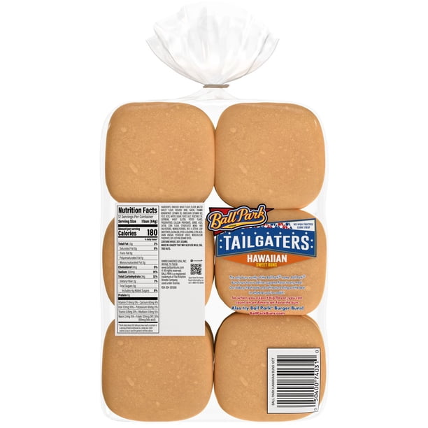 Ball Park Tailgaters Hawaiian Sweet Buns 12 pk. - Samsclub.com
