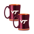 thumbnail image 1 of Logo Brands Virginia Tech Hokies 14oz Relief Mug Set, 1 of 5