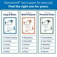 thumbnail image 4 of Hammermill Business Copy Paper, 8.5 x 11", 92 Bright, 20 lbs., 8 Reams (4,000 sheets), 4 of 6