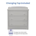 thumbnail image 6 of Delta Children Perry 3 Drawer Dresser with Changing Top and Interlocking Drawers, Choose Color, 6 of 14