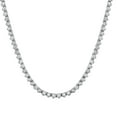 thumbnail image 1 of Round Cut Diamond Riviera Tennis Necklace In 14K Gold, 1 of 7