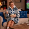 thumbnail image 5 of Pegasus Sports Indianapolis Colts Wearable Sherpa Throw, 5 of 7