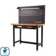 thumbnail image 3 of Seville Classics UltraHD Lighted Workbench, 48" W x 24" D x 65.5" H, 3 of 23